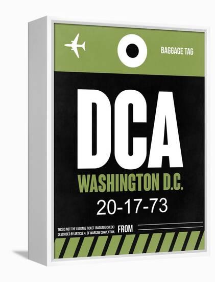 DCA Washington Luggage Tag 2-NaxArt-Framed Stretched Canvas