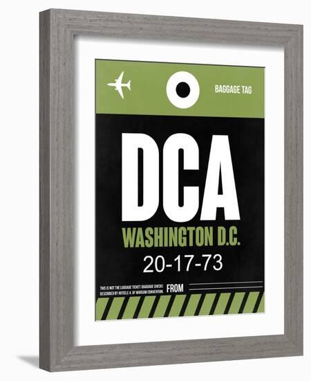 DCA Washington Luggage Tag 2-NaxArt-Framed Art Print