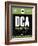 DCA Washington Luggage Tag 2-NaxArt-Framed Art Print