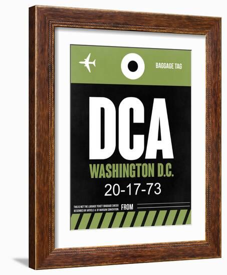 DCA Washington Luggage Tag 2-NaxArt-Framed Art Print