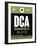 DCA Washington Luggage Tag 2-NaxArt-Framed Art Print