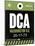 DCA Washington Luggage Tag 2-NaxArt-Mounted Art Print