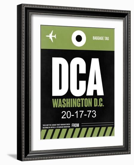 DCA Washington Luggage Tag 2-NaxArt-Framed Art Print