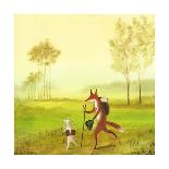 Master Lamb and His Painting Master-DD McInnes-Framed Art Print