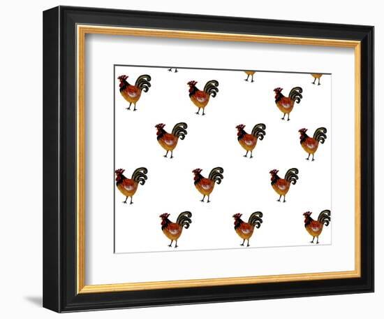 DDD_Blessings Chicken-Cheryl Bartley-Framed Giclee Print