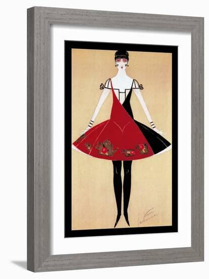 De Feure Deco-Vintage Lavoie-Framed Giclee Print