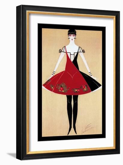 De Feure Deco-Vintage Lavoie-Framed Giclee Print