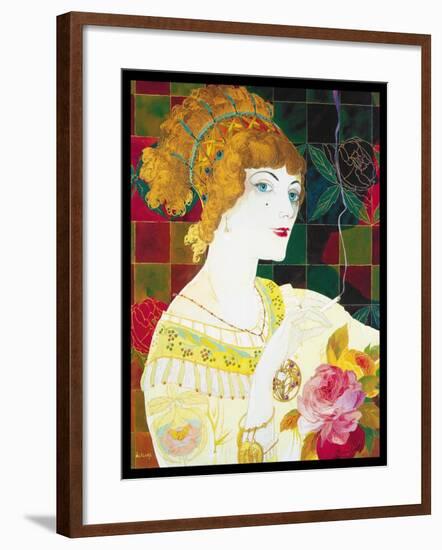 De Feure Smoking Woman II-Vintage Lavoie-Framed Giclee Print