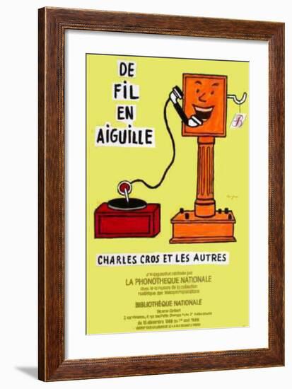 De fil en aiguille-Raymond Savignac-Framed Premium Edition