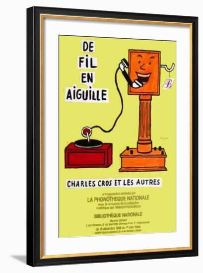 De fil en aiguille-Raymond Savignac-Framed Premium Edition