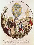 The First Aerial Voyage by Monsieur Francois Pilatre de Rozier 21st November 1783-De Frene-Framed Giclee Print