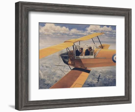 De Havilland Dh.82 Tiger Moth Basic Trainer Biplane from the 1930'S-null-Framed Art Print