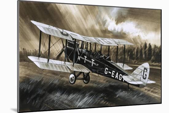 De Havilland DH98 of Aircraft Transport and Transport-Wilf Hardy-Mounted Giclee Print