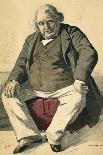 Portrait of Emile Zola-De La Barre-Giclee Print