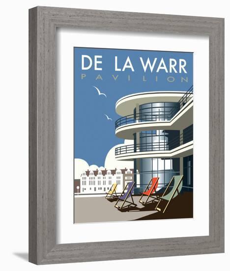 De La Warr Pavilion - Dave Thompson Contemporary Travel Print-Dave Thompson-Framed Art Print