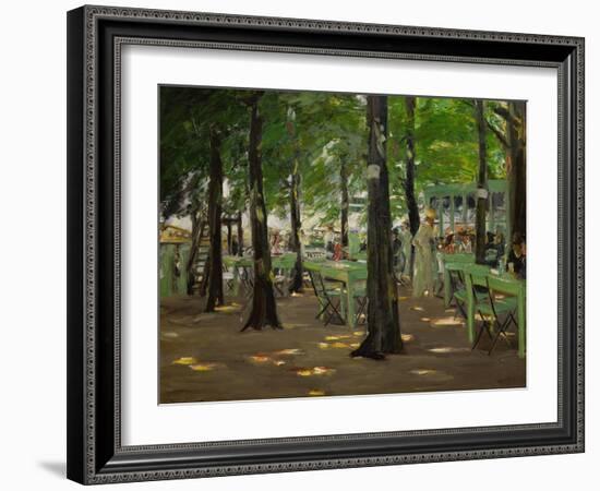 De Oude Vinck, Garden Restaurant in the Outskirts of Leiden, Netherlands, 1905-Max Liebermann-Framed Giclee Print