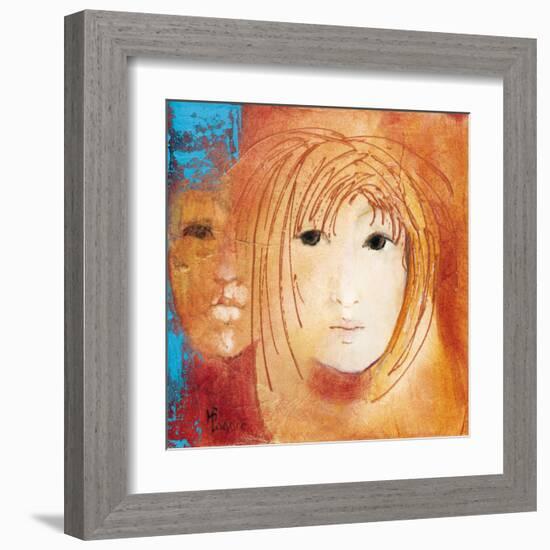 De plus en plus près-Huguette Lagacé-Framed Art Print