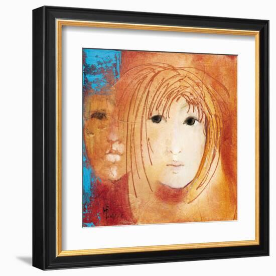 De plus en plus près-Huguette Lagacé-Framed Art Print