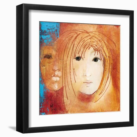 De plus en plus près-Huguette Lagacé-Framed Art Print