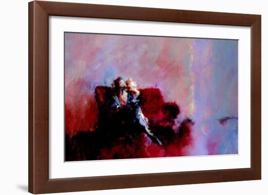 De Rode Bank, c.1994-Jan Groenhart-Framed Art Print