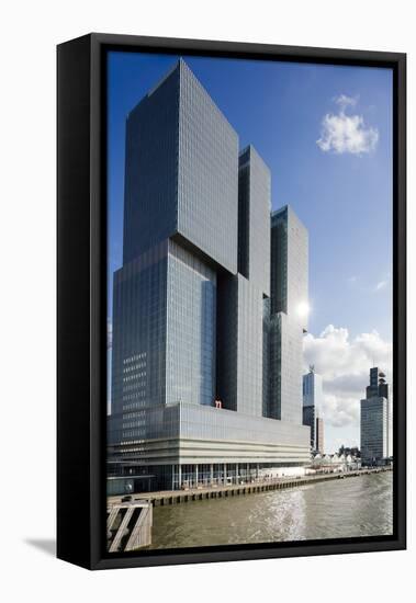 De Rotterdam, Wilhelminakade, Rotterdam, Netherlands, Europe-Ben Pipe-Framed Premier Image Canvas