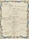 " Voyages du roi au château de Choisy " en 1752 : souper du jeudi 7 septembre 1752-de Sainte Marie Brain-Giclee Print