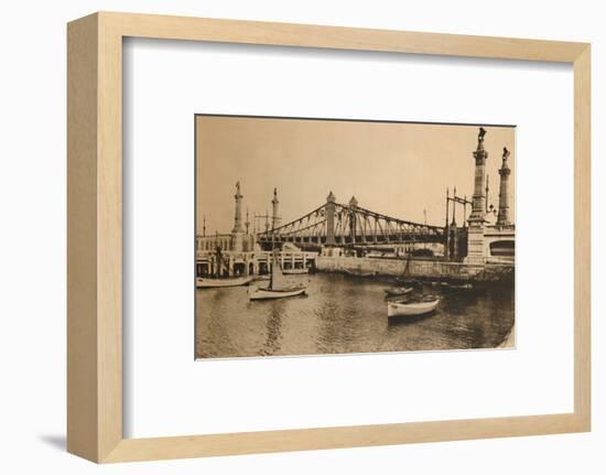 'de Smet De Naeyer Bridge', c1928-Unknown-Framed Photographic Print