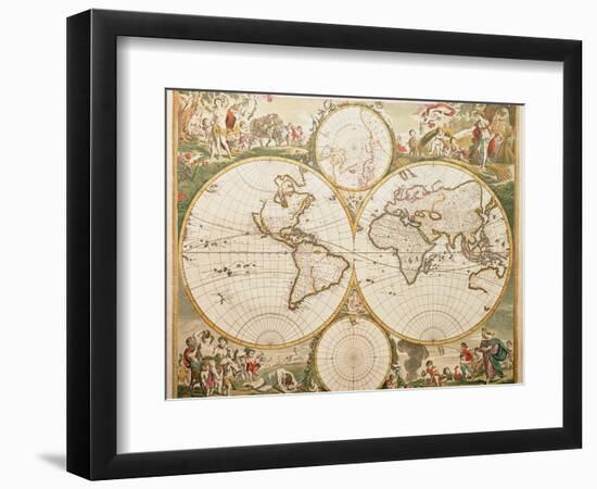 De Wit's Atlas of 1689-George Bernard-Framed Premium Photographic Print