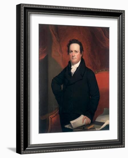 De Witt Clinton, C.1820-John Wesley Jarvis-Framed Giclee Print