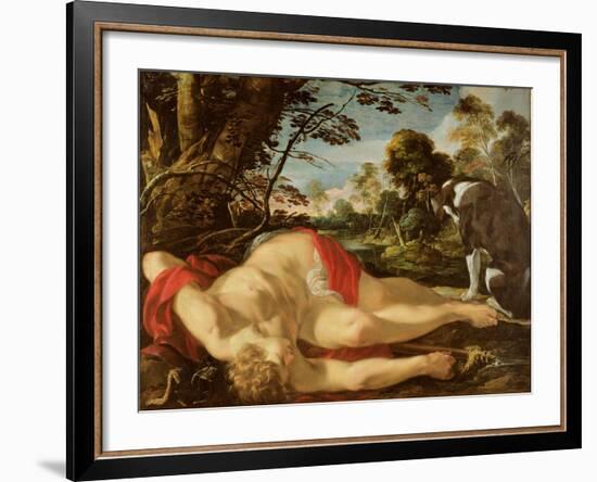 Dead Adonis, C.1624-28-Laurent de La Hyre-Framed Giclee Print