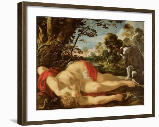 Dead Adonis, C.1624-28-Laurent de La Hyre-Framed Giclee Print