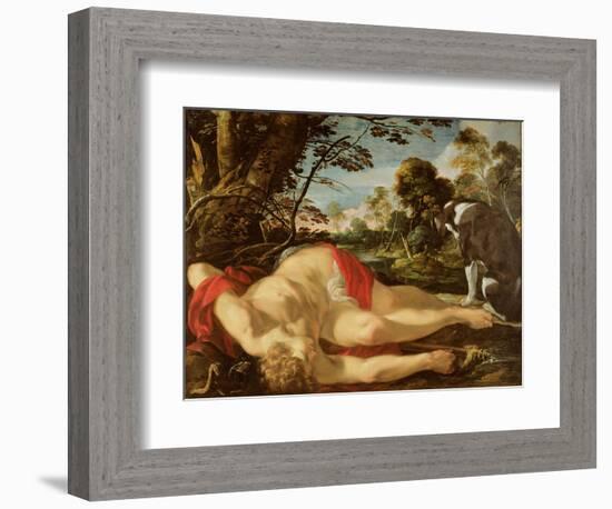 Dead Adonis, C.1624-28-Laurent de La Hyre-Framed Giclee Print