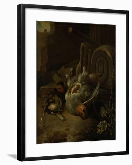 Dead Birds-Melchior d'Hondecoeter-Framed Art Print