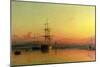 Dead Calm - Sunset at the Bight of Exmouth-Francis Danby-Mounted Giclee Print