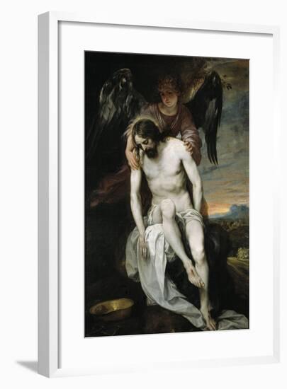 Dead Christ Held by An Angel, 1646-1652-Alonso Cano-Framed Giclee Print