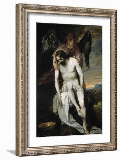 Dead Christ Held by An Angel, 1646-1652-Alonso Cano-Framed Giclee Print