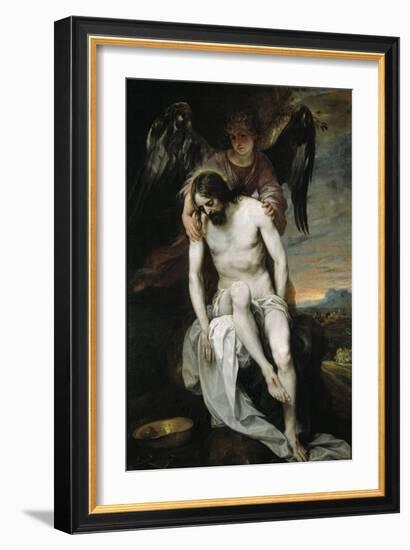 Dead Christ Held by An Angel, 1646-1652-Alonso Cano-Framed Giclee Print