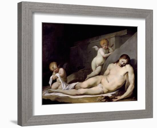 Dead Christ (Oil on Canvas)-Lubin Baugin-Framed Giclee Print