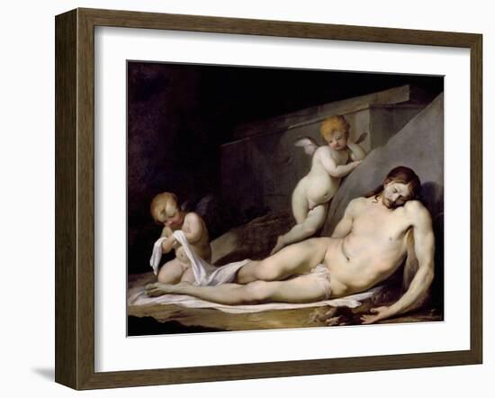 Dead Christ (Oil on Canvas)-Lubin Baugin-Framed Giclee Print