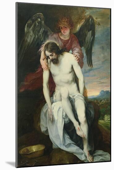 Dead Christ Supported by an Angel, C.1646-52-Alonso Cano-Mounted Giclee Print