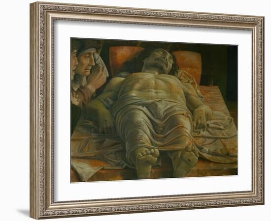 Dead Christ (The Foreshortened Christ)-Andrea Mantegna-Framed Giclee Print