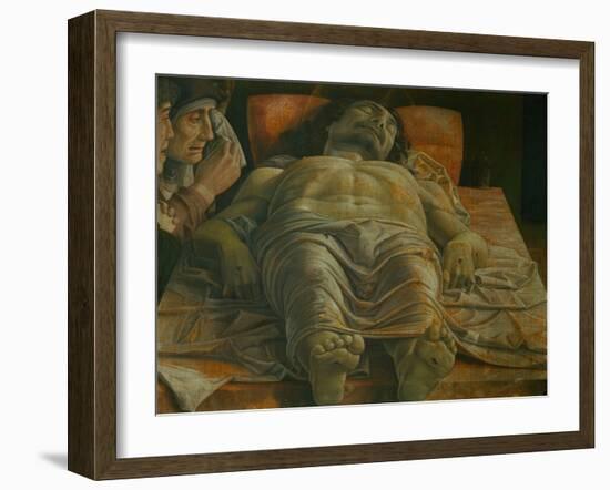 Dead Christ (The Foreshortened Christ)-Andrea Mantegna-Framed Giclee Print