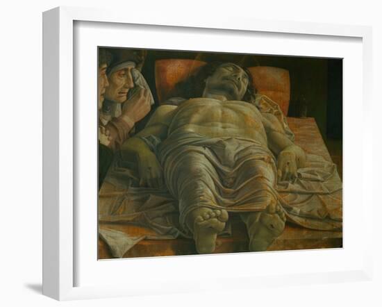 Dead Christ (The Foreshortened Christ)-Andrea Mantegna-Framed Giclee Print