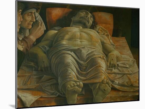 Dead Christ (The Foreshortened Christ)-Andrea Mantegna-Mounted Giclee Print