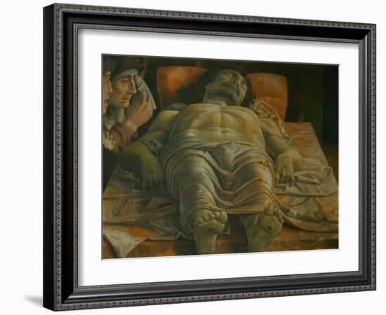 Dead Christ (The Foreshortened Christ)-Andrea Mantegna-Framed Giclee Print