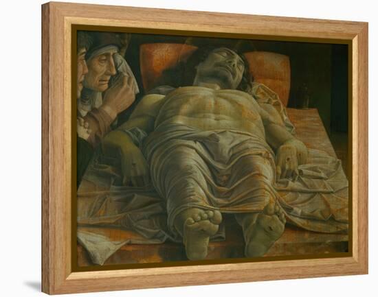 Dead Christ (The Foreshortened Christ)-Andrea Mantegna-Framed Premier Image Canvas