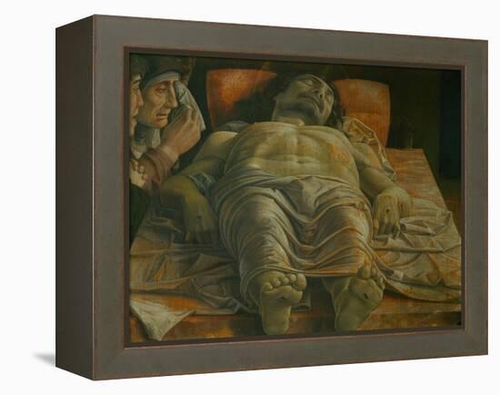 Dead Christ (The Foreshortened Christ)-Andrea Mantegna-Framed Premier Image Canvas