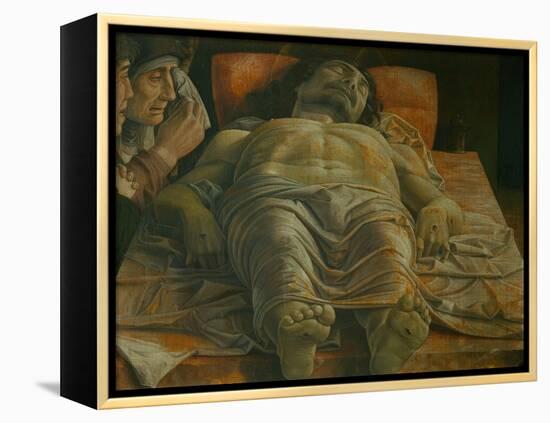 Dead Christ (The Foreshortened Christ)-Andrea Mantegna-Framed Premier Image Canvas