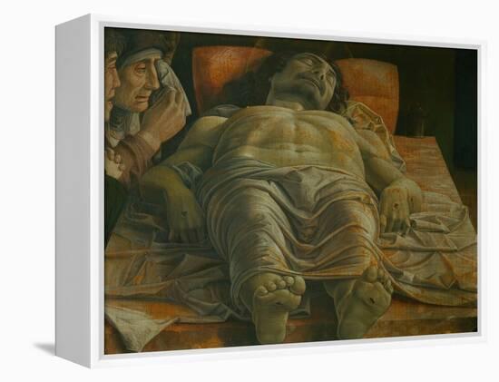 Dead Christ (The Foreshortened Christ)-Andrea Mantegna-Framed Premier Image Canvas
