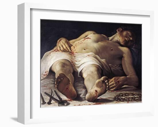 Dead Christ-Annibale Carracci-Framed Giclee Print